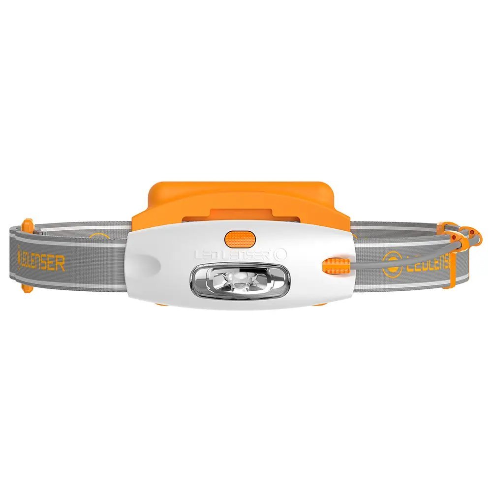 Челник Led Lenser - Neo, 90lm, 3 AAA батерии, IPX4 устойчивост, оранжев