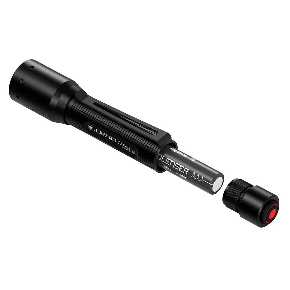 Фенер Led Lenser - P3 Core, 90lm, 1 AAA или NiMH батерия, IP54 устойчивост